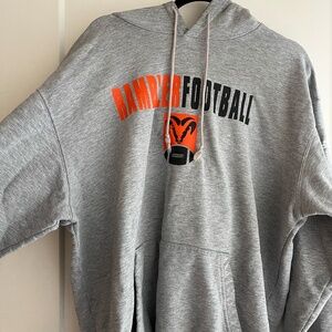 Grey Adidas Rambler Football Hoodie